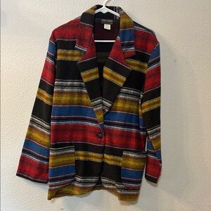 VTG Tracy Evans Striped Multicolor Jacket